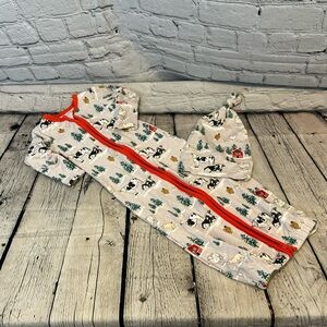 Free Birdees Farm Pattern Bamboo Baby Gown and Hat